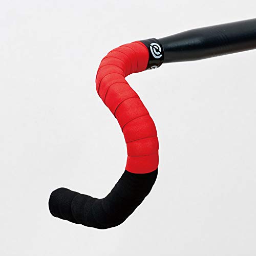 Bike Ribbon BikeRibbon Lenkerband 2Tone, rot-schwarz, Standardgröße von Bike Ribbon