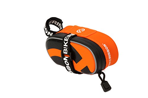 Bike Ribbon Satteltasche SiO2 Bag Small, Orange, 14 x 6 x 2.2 cm, 0.4 Liter von Bike Ribbon