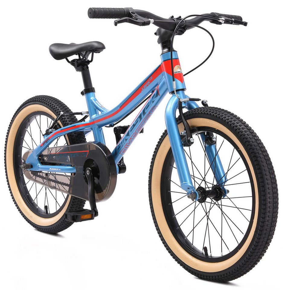 Bikestar Kinderfahrrad Mountain, Aluminium 18 Zoll, ab 114 cm, 5 - 7 Jahre, Jungen, Mädchen, 1 Gang, Handbremse, Kettenschutz, Höhenverstellbar Bikestar Kinderfahrrad Mountain, Aluminium 18 Zoll, ab 114 cm, 5 - 7 Jahre, Jungen, Mädchen, 1 Gang, Handbremse, Kettenschutz, Höhenverstellbar von Bikestar