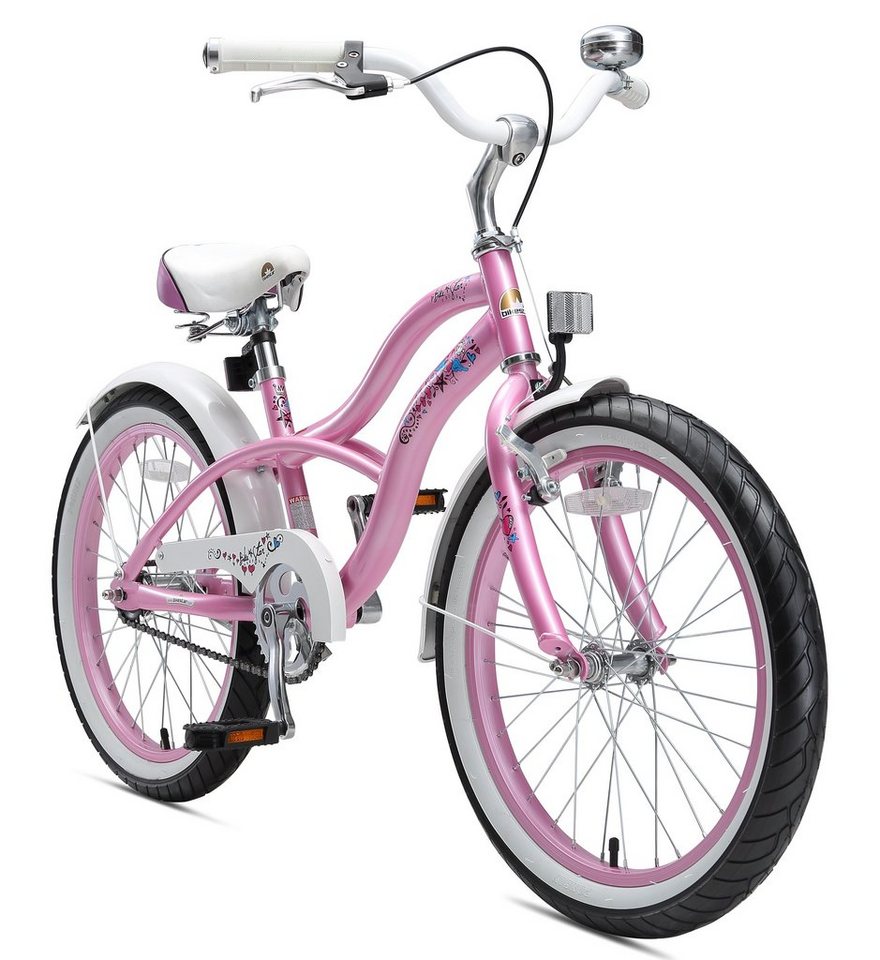 Bikestar Kinderfahrrad Cruiser, 20 Zoll, ab 130 cm, 6 - 9 Jahre, Jungen, Mädchen, 1 Gang, Handbremse, Rücktrittbremse, Kettenschutz, Höhenverstellbar Bikestar Kinderfahrrad Cruiser, 20 Zoll, ab 130 cm, 6 - 9 Jahre, Jungen, Mädchen, 1 Gang, Handbremse, Rücktrittbremse, Kettenschutz, Höhenverstellbar von Bikestar