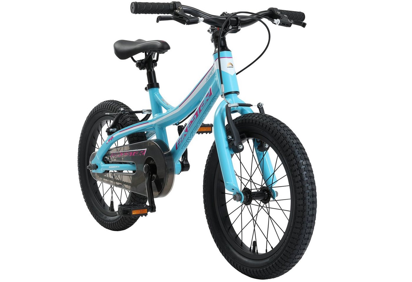 Bikestar Kinderfahrrad Mountain, Aluminium 16 Zoll, ab 107 cm, 4 - 6 Jahre, Jungen, Mädchen, 1 Gang, Handbremse, Rücktrittbremse, Kettenschutz, Höhenverstellbar Bikestar Kinderfahrrad Mountain, Aluminium 16 Zoll, ab 107 cm, 4 - 6 Jahre, Jungen, Mädchen, 1 Gang, Handbremse, Rücktrittbremse, Kettenschutz, Höhenverstellbar von Bikestar