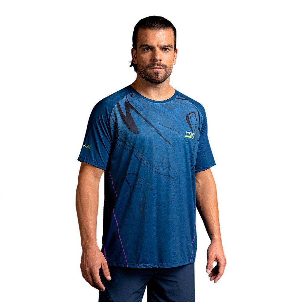 Bikkoa Liquid Lab Short Sleeve T-shirt Blau 2XL Mann von Bikkoa