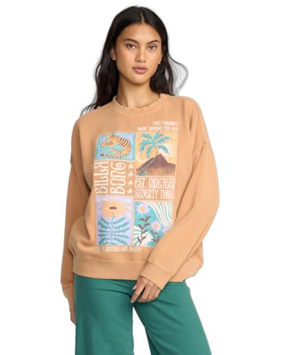 BILLABONG Echo Crew FLC Fleecepullover, Beige, XS von Billabong