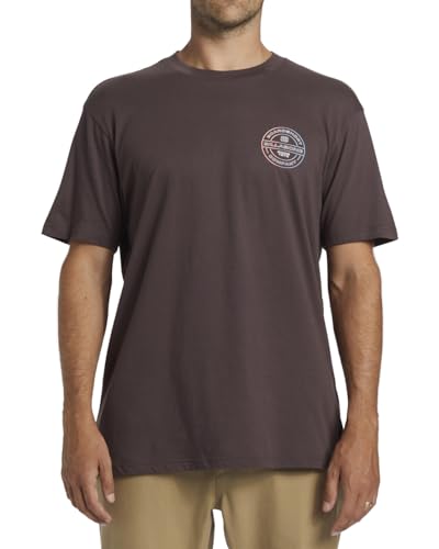 BILLABONG Herren Rotor SS T-Shirt, dunkelviolett, L von Billabong