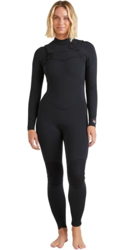 BILLABONG Salty Dayz Natural Neoprenanzug für Damen, 4/3 mm Brust-Reißverschluss, Schwarz von Billabong