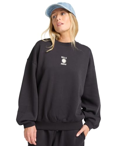 BILLABONG So Sunny Kendal Crew Fleecepullover, Schwarz, M von Billabong