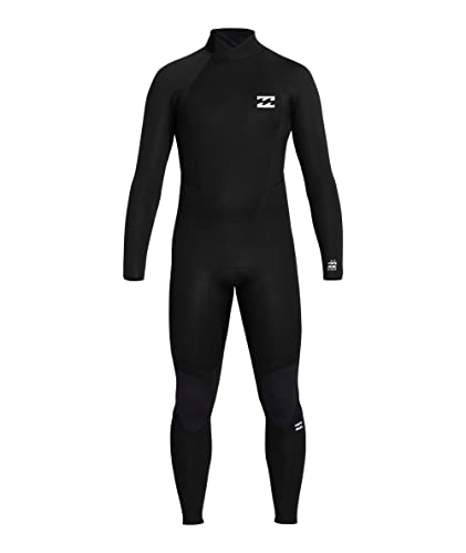 Billabong 4/3mm Intruder - Back Zip Wetsuit for Men - Back-Zip-Neoprenanzug - Männer - M - Schwarz von Billabong