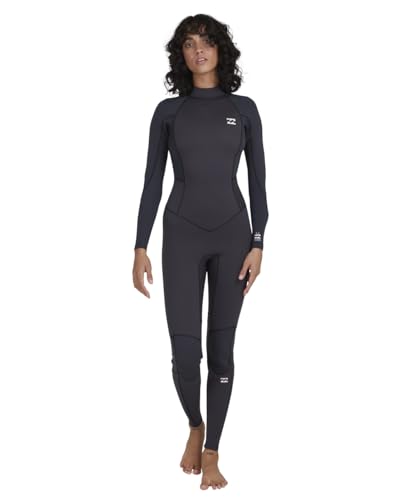 Billabong 3/2mm Launch - Back Zip Wetsuit for Women - Back-Zip-Neoprenanzug - Frauen - 4 - Schwarz von Billabong