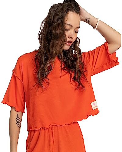 Billabong Beautiful Morning - Lockeres Crop Top für Frauen Orange von Billabong