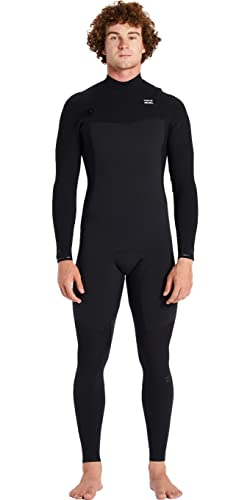 Billabong Mens Revolution 3/2mm Chest Zip Wetsuit ABYW100176 - Black Wetsuit Size - M - Wetsuit Size - M von Billabong