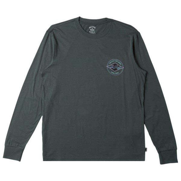 Billabong - Rotor Diamond L/S - Longsleeve Gr L grau von Billabong