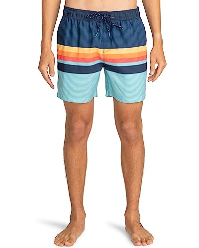 Billabong All Day Stripes Layback 16" - Schwimmshorts für Männer Blau von Billabong