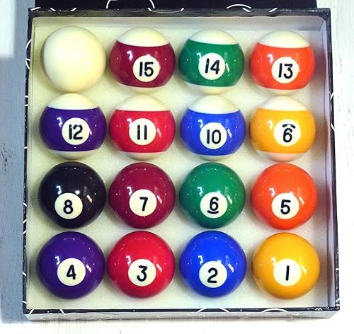 Billiard Pro Billardkugel-Set, Unisex, 2 Zoll, Rot und Gelb Billiard Pro Billardkugel-Set, Unisex, 2 Zoll, Rot und Gelb von Billiard Pro