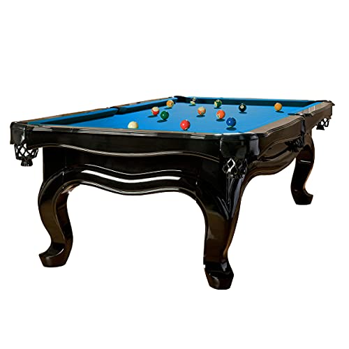 Billiard-Royal Billardtisch Pooltisch Modell Piano 9 ft. mit hochwertigem K-55 Bandengummi und freier Tuchwahl, Tuchfarbe:Simonis 760 Tournament Blue Billiard-Royal Billardtisch Pooltisch Modell Piano 9 ft. mit hochwertigem K-55 Bandengummi und freier Tuchwahl, Tuchfarbe:Simonis 760 Tournament Blue von Billiard-Royal