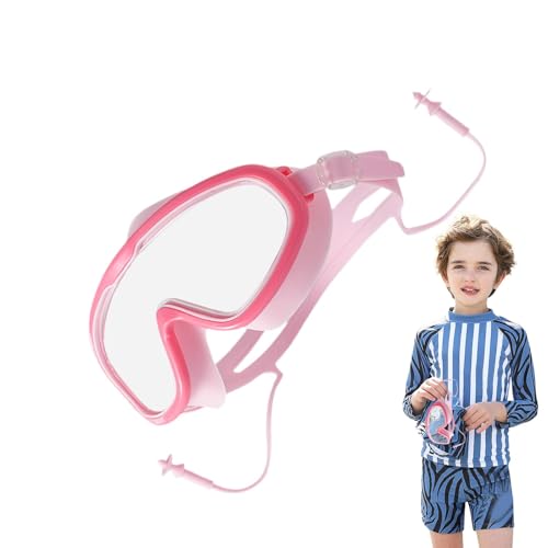 Biniveil Schwimmbrillen für Kinder,Schwimmbrillen für Kinder - Kinder-Schnorchelbrille | Antibeschlag-180-Grad-Klarsichtbrille, Kinder-Schnorchelbrille zum Tauchen, Schnorcheln, Schwimmen von Biniveil