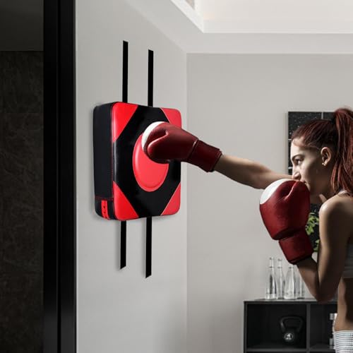Wandmontiertes Schlagpolster | Wand Schlagkissen Schlagpolster Pad | PU Leder Schlagpolster | Boxen Training PU Schlagpolster | Für Fitnessstudio, Boxtraining, Haushalt Wandmontiertes Schlagpolster | Wand Schlagkissen Schlagpolster Pad | PU Leder Schlagpolster | Boxen Training PU Schlagpolster | Für Fitnessstudio, Boxtraining, Haushalt von Biniveil