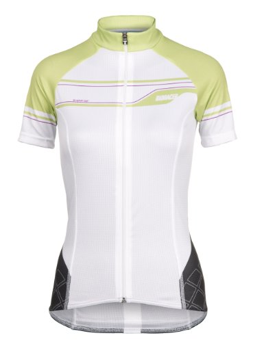 Bioracer Damen Trikot Curl Short Sleeve Jersey, Weiβ/Grün, XS von Bioracer