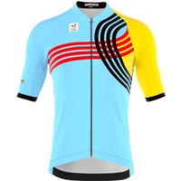 BELGISCHE NATIONALMANNSCHAFT Icon 2024 Kurzarmtrikot, für Herren, Größe 2XL, von Bioracer