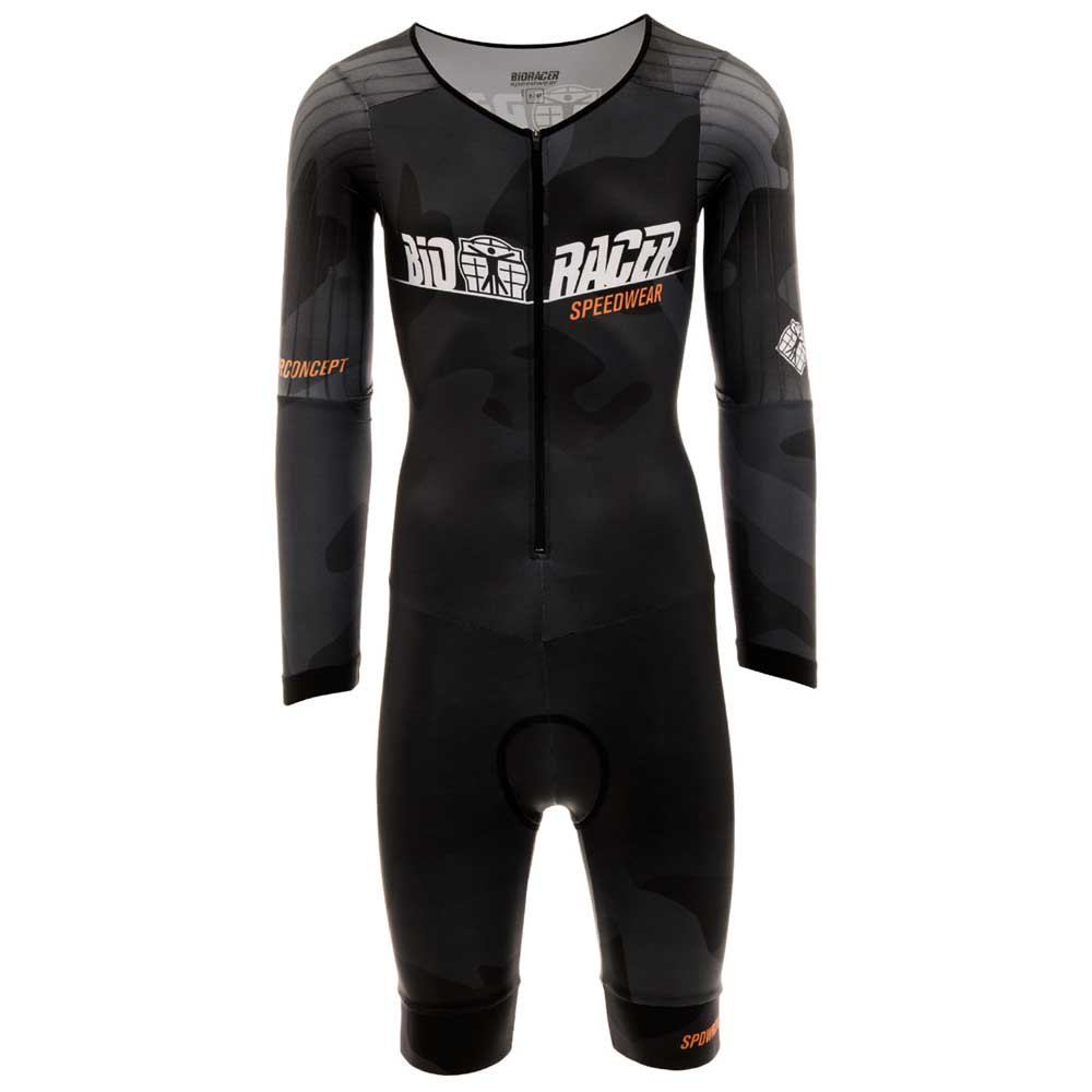 Bioracer Speedwear Concept Tt Short Sleeve Trisuit Schwarz 2XL Mann von Bioracer