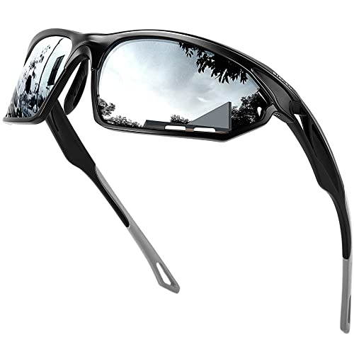 Bircenpro Sport Sonnenbrille für Herren Polarisiert: UV Schutz Verspiegelt Sportbrille für Männer Baseball Radfahren Fahren Angeln Golf Motorrad Laufen Bircenpro Sport Sonnenbrille für Herren Polarisiert: UV Schutz Verspiegelt Sportbrille für Männer Baseball Radfahren Fahren Angeln Golf Motorrad Laufen von Bircenpro
