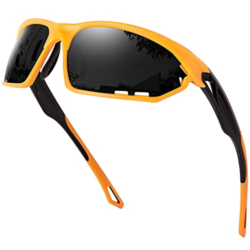 Bircenpro Sport Sonnenbrille für Herren Polarisiert: UV Schutz Verspiegelt Sportbrille für Männer Baseball Radfahren Fahren Angeln Golf Motorrad Laufen Bircenpro Sport Sonnenbrille für Herren Polarisiert: UV Schutz Verspiegelt Sportbrille für Männer Baseball Radfahren Fahren Angeln Golf Motorrad Laufen von Bircenpro