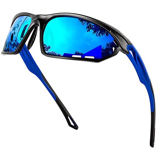 Bircenpro Sport Sonnenbrille für Herren Polarisiert: UV Schutz Verspiegelt Sportbrille für Männer Baseball Radfahren Fahren Angeln Golf Motorrad Laufen Bircenpro Sport Sonnenbrille für Herren Polarisiert: UV Schutz Verspiegelt Sportbrille für Männer Baseball Radfahren Fahren Angeln Golf Motorrad Laufen von Bircenpro