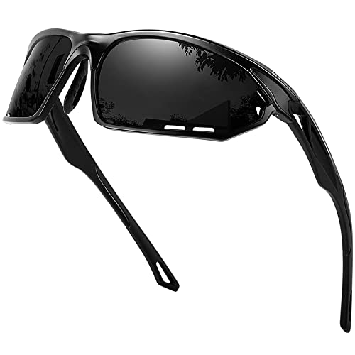 Bircenpro Sport Sonnenbrille für Herren Polarisiert: UV Schutz Verspiegelt Sportbrille für Männer Baseball Radfahren Fahren Angeln Golf Motorrad Laufen Bircenpro Sport Sonnenbrille für Herren Polarisiert: UV Schutz Verspiegelt Sportbrille für Männer Baseball Radfahren Fahren Angeln Golf Motorrad Laufen von Bircenpro