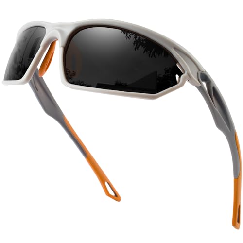 Bircenpro Sport Sonnenbrille für Herren Polarisiert: UV Schutz Verspiegelt Sportbrille für Männer Baseball Radfahren Fahren Angeln Golf Motorrad Laufen Bircenpro Sport Sonnenbrille für Herren Polarisiert: UV Schutz Verspiegelt Sportbrille für Männer Baseball Radfahren Fahren Angeln Golf Motorrad Laufen von Bircenpro