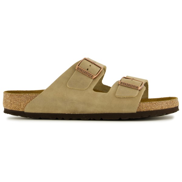 Birkenstock - Arizona FL WB - Sandalen Gr 42 - Regular beige/braun von Birkenstock