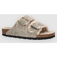 Birkenstock Arizona Shearling Sandalen taupe von Birkenstock