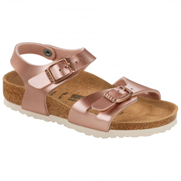 Birkenstock - Kid's Rio BF - Sandalen Gr 29 - Narrow;30 - Narrow;31 - Narrow;32 - Narrow;33 - Narrow;34 - Narrow;35 - Narrow;36 - Narrow;37 - Narrow;38 - Narrow;39 - Narrow beige/braun;braun von Birkenstock