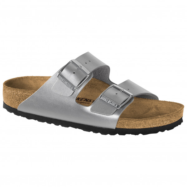 Birkenstock - Women's Arizona BF 9 - Sandalen Gr 38 - Narrow grau von Birkenstock