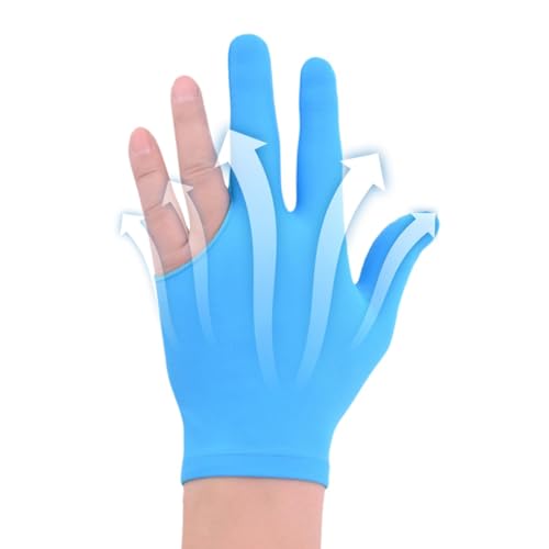Birtern Billard-Handschuhe für die Linke Hand,Billardtisch-Handschuhe für die Linke Hand - -Billard-Handschuhe - 3-Finger-Pool-Handschuhe, Billard-Shooter, Queue-Sporthandschuhe, Show-Handschuhe für von Birtern