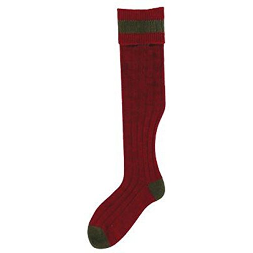 Bisley Shooting socks Cassat with Olive detail stockings - Size 8 to 10 von Bisley