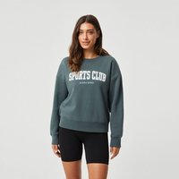 Björn Borg Ace Boyfriend Sweatshirt Damen in dunkelgrün, Größe: XL von Björn Borg