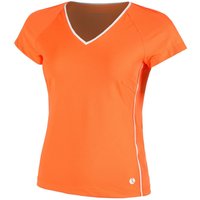 Björn Borg Ace V-Neck T-Shirt Damen in orange Björn Borg Ace V-Neck T-Shirt Damen in orange von Björn Borg