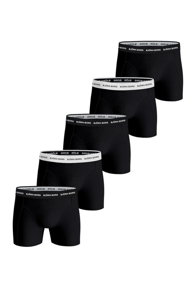 Björn Borg Boxershorts Shorts 5 Pack SOLID ESSENTIAL SHORT Boxer (5-St) von Björn Borg