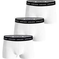 Björn Borg Cotton Stretch Trunk Boxer Short 3er Pack Herren in weiß von Björn Borg