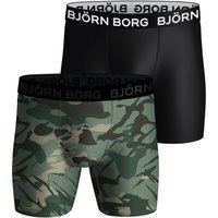Björn Borg Performance Boxer Short 2er Pack Herren in mehrfarbig von Björn Borg
