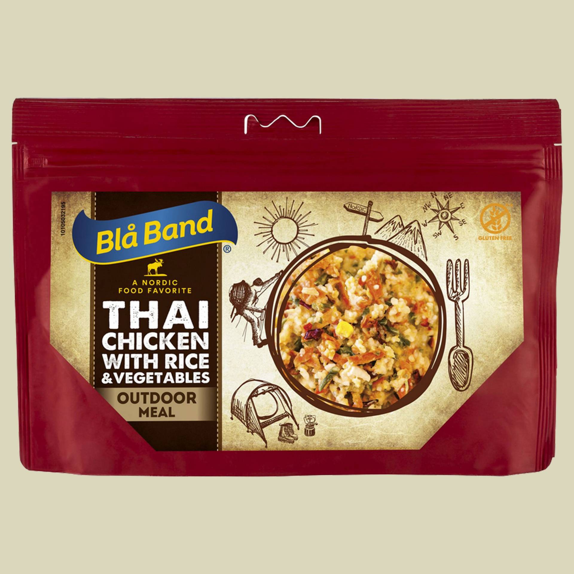 Thai Chicken with Rice and Vegetables 139g von Blå Band