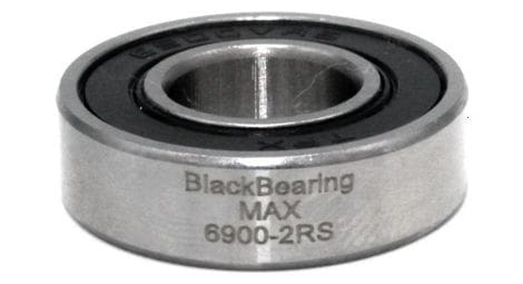 schwarzes lager 61900 2rs max  10 x 22 x 6 mm von Black Bearing