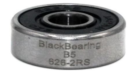 schwarzes lager 626 2rs 6 x 19 x 6 mm von Black Bearing