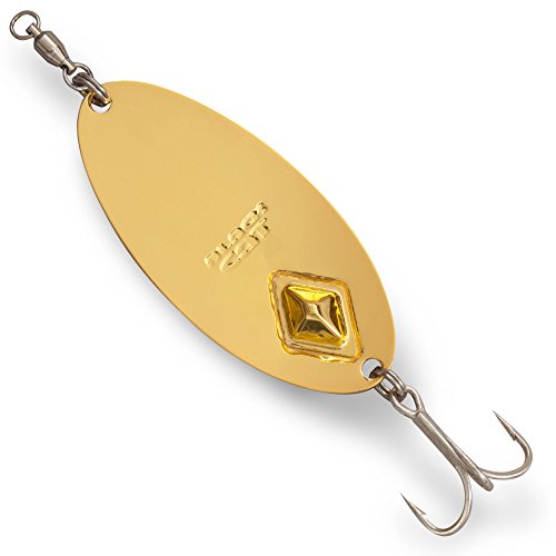 Black Cat Battle Spoon 10cm - Wallerblinker zum Spinnfischen auf Wels, Welsblinker zum Spinnangeln auf Waller, Blinker, Spinnköder, Gewicht:60g, Farbe:goldfarben Black Cat Battle Spoon 10cm - Wallerblinker zum Spinnfischen auf Wels, Welsblinker zum Spinnangeln auf Waller, Blinker, Spinnköder, Gewicht:60g, Farbe:goldfarben von Black Cat
