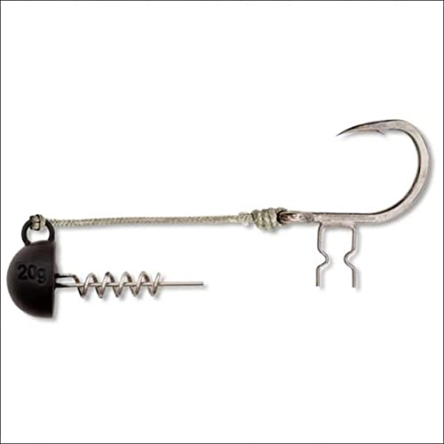 Black Cat Shad Claw Rig - Bleikopf - 100kg - Hakengröße 6/0-30g Black Cat Shad Claw Rig - Bleikopf - 100kg - Hakengröße 6/0-30g von Liakai