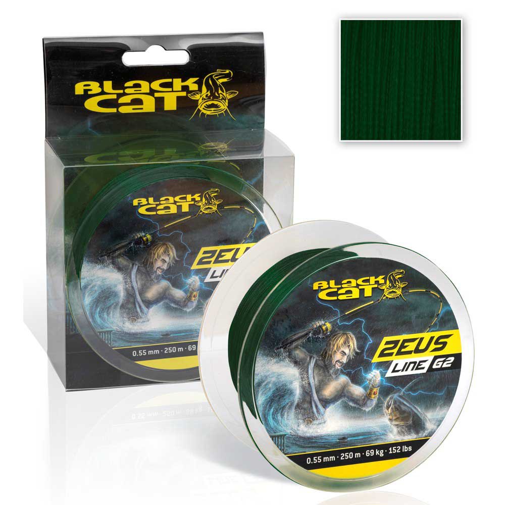 Black Cat Zeus Line G2 250 M Braided Line Durchsichtig 0.450 mm von Black Cat