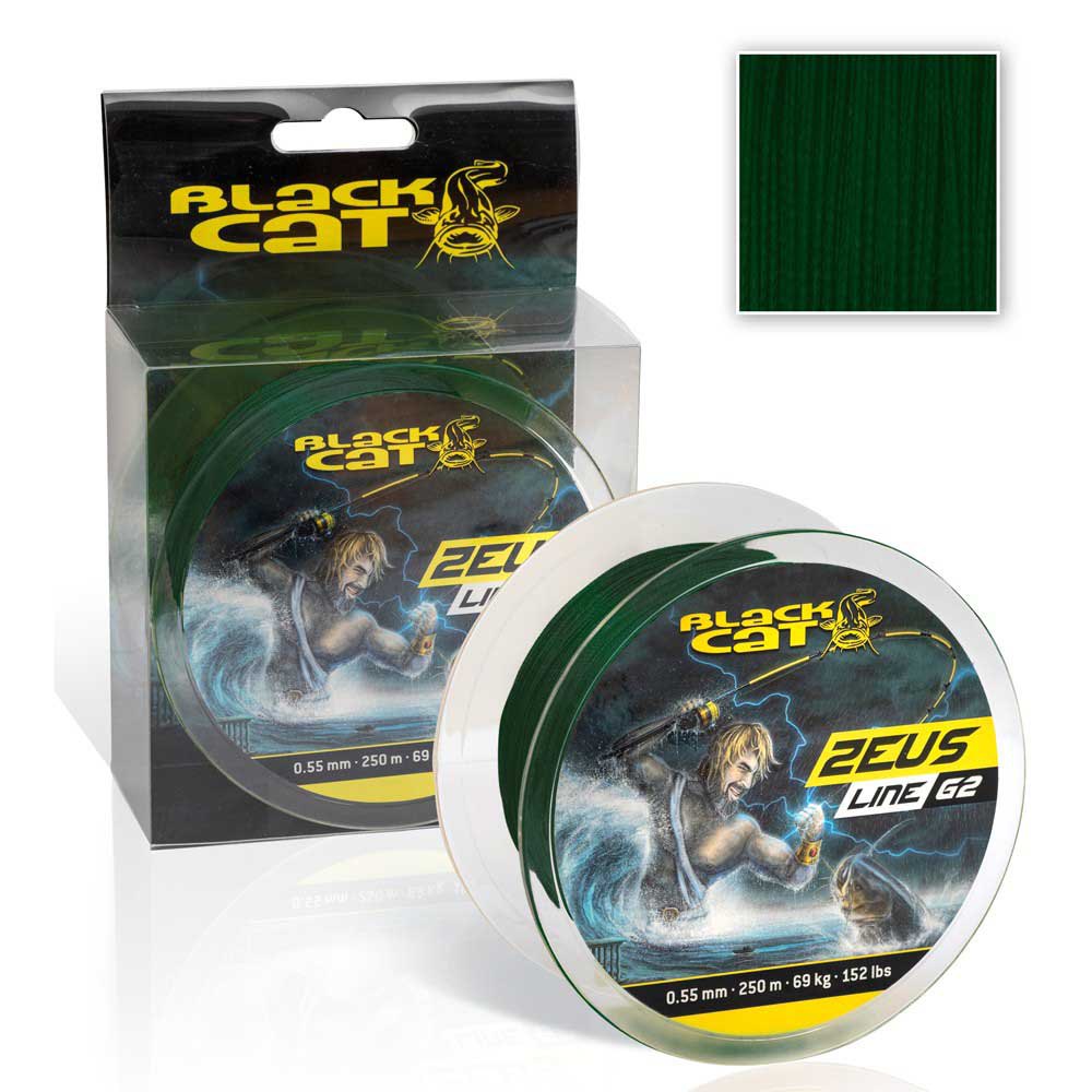 Black Cat Zeus Line G2 400 M Braided Line Durchsichtig 0.450 mm von Black Cat