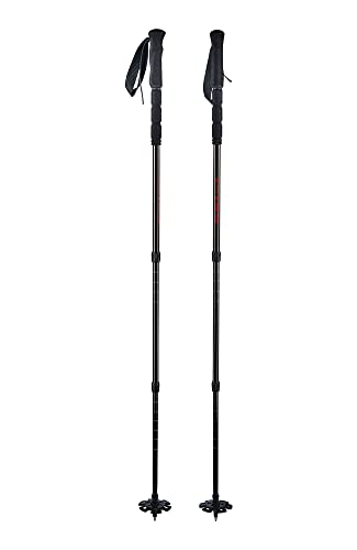BLACK CREVICE Trekkingstöcke I 3-teilige Teleskop Trekkingstöcke aus Aluminium 6061 I Stufenlos verstellbare Wanderstöcke mit Hartmetallspitze & Sommerteller I Walking-Stöcke mit Ø 18 mm BLACK CREVICE Trekkingstöcke I 3-teilige Teleskop Trekkingstöcke aus Aluminium 6061 I Stufenlos verstellbare Wanderstöcke mit Hartmetallspitze & Sommerteller I Walking-Stöcke mit Ø 18 mm von Black Crevice