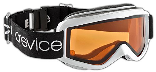 Black CreviErwachsene Skibrille, weiß, One Size… von Black Crevice