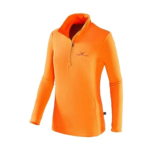 Black Crevice Damen Fleece Skirolli, orange/rot, 44 von Black Crevice