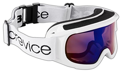Black Crevice Damen Skibrille mit Doppelscheibe, BCR041003, weiß/Smoke Blue… Black Crevice Damen Skibrille mit Doppelscheibe, BCR041003, weiß/Smoke Blue… von Black Crevice